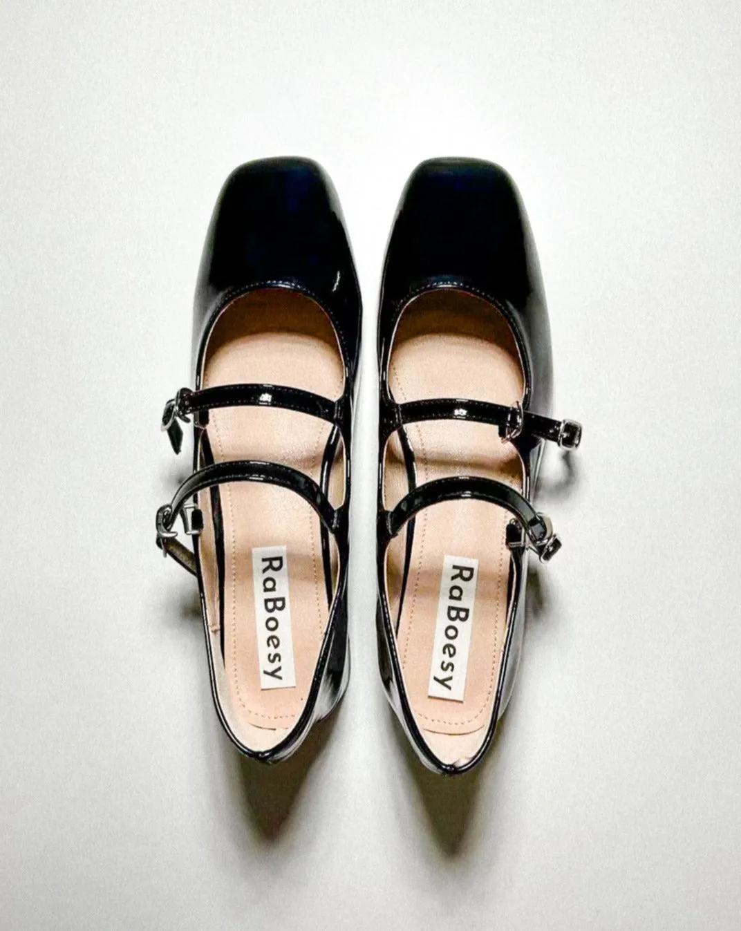 Double Strap Mary Jane Heels