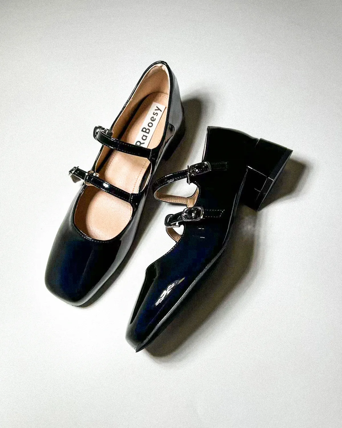 Double Strap Mary Jane Heels