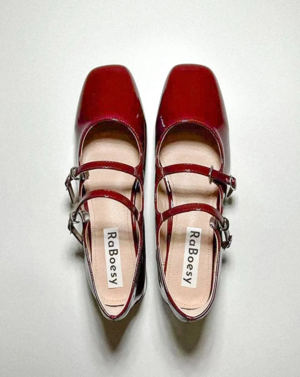 Double Strap Mary Jane Heels