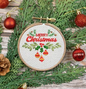 Embroidered Christmas Ornaments