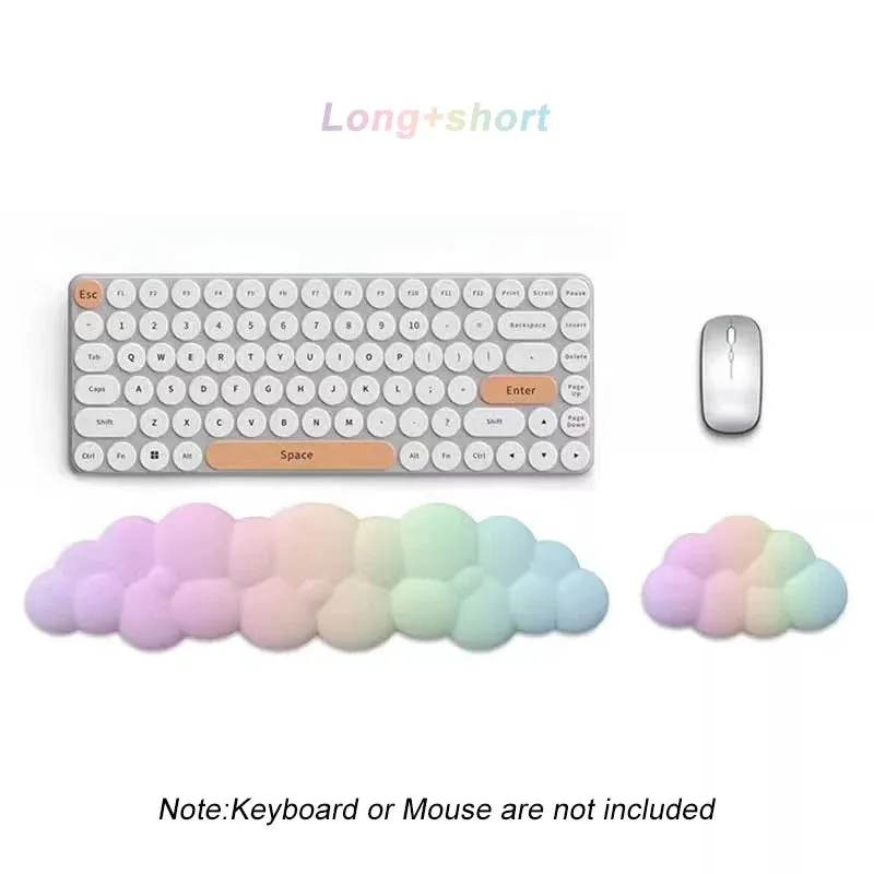 Ergonomic Memory Foam Keyboard & Mouse Wrist Rest Set