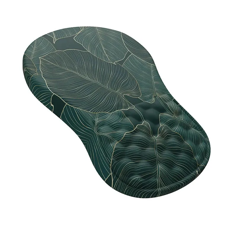 Ergonomic Memory Foam Mouse Pad with Wrist Rest - Pain Relief Support