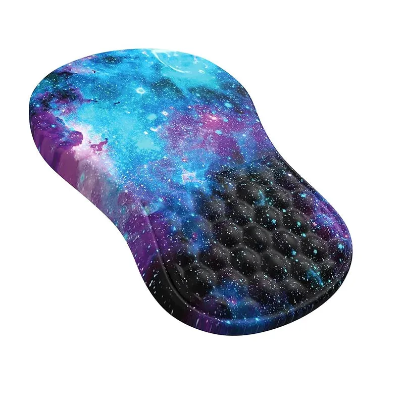 Ergonomic Memory Foam Mouse Pad with Wrist Rest - Pain Relief Support