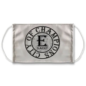 ES-Black-Silver Sublimation Face Mask