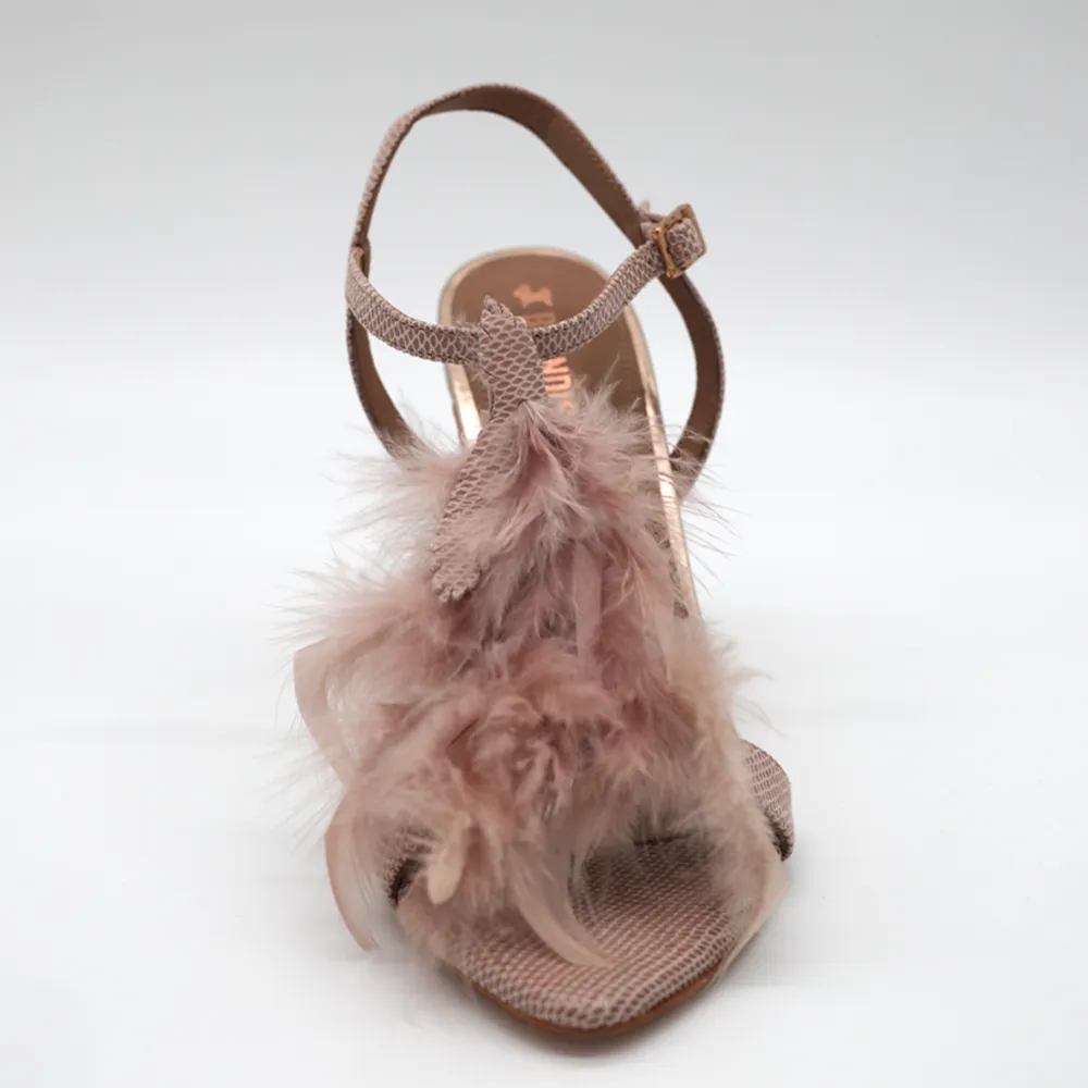 Feather Dream Nude Sandal