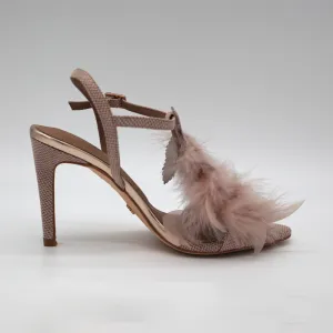 Feather Dream Nude Sandal