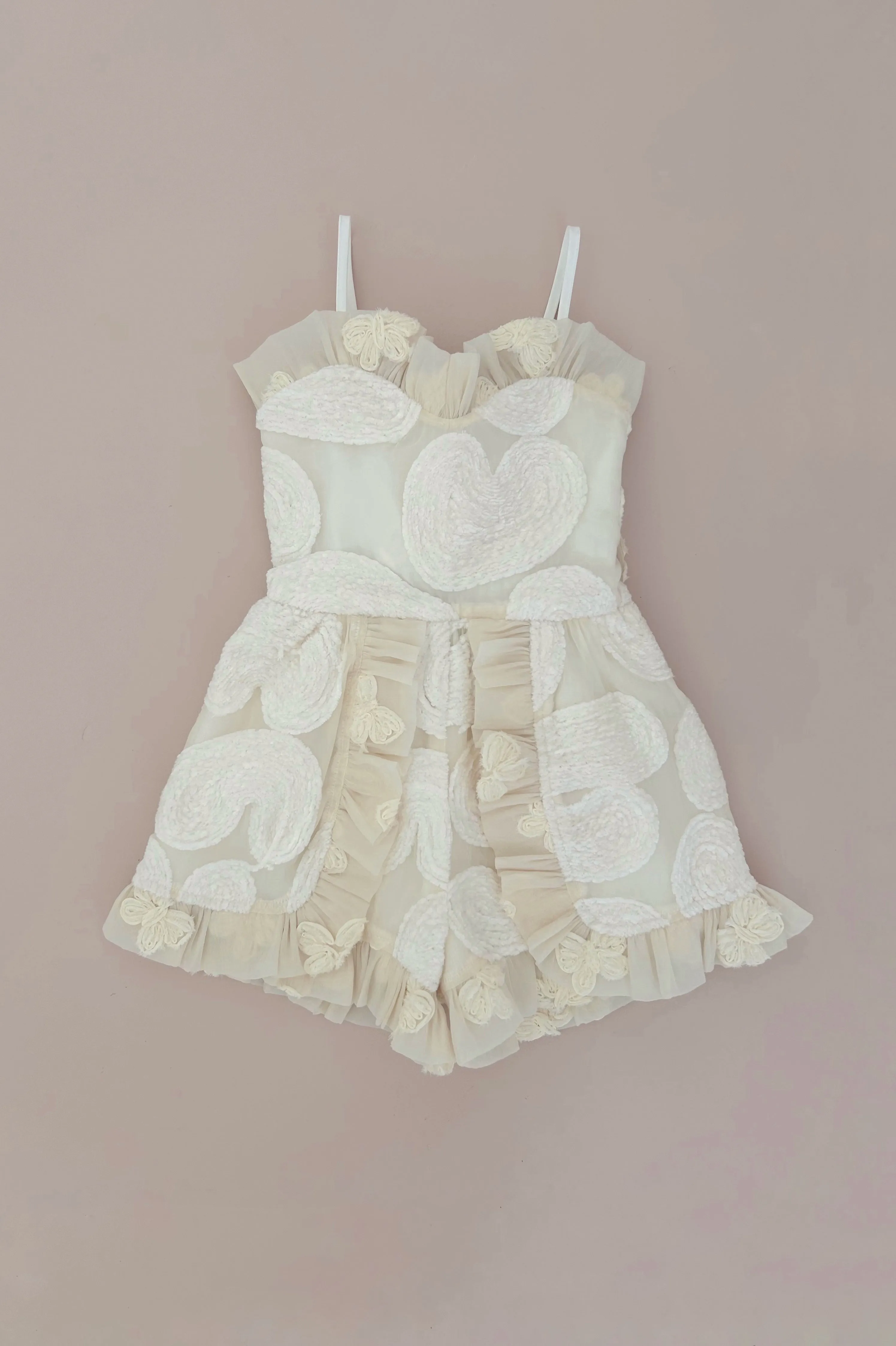 Fireflies Playsuit - Vanilla Rainbows & Butterflies