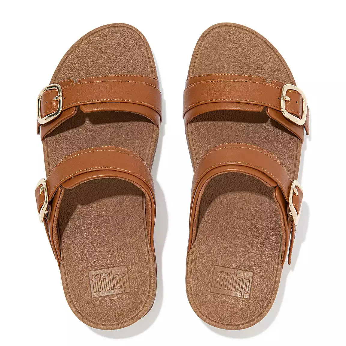 FitFlop LULU Adjustable Leather Slides