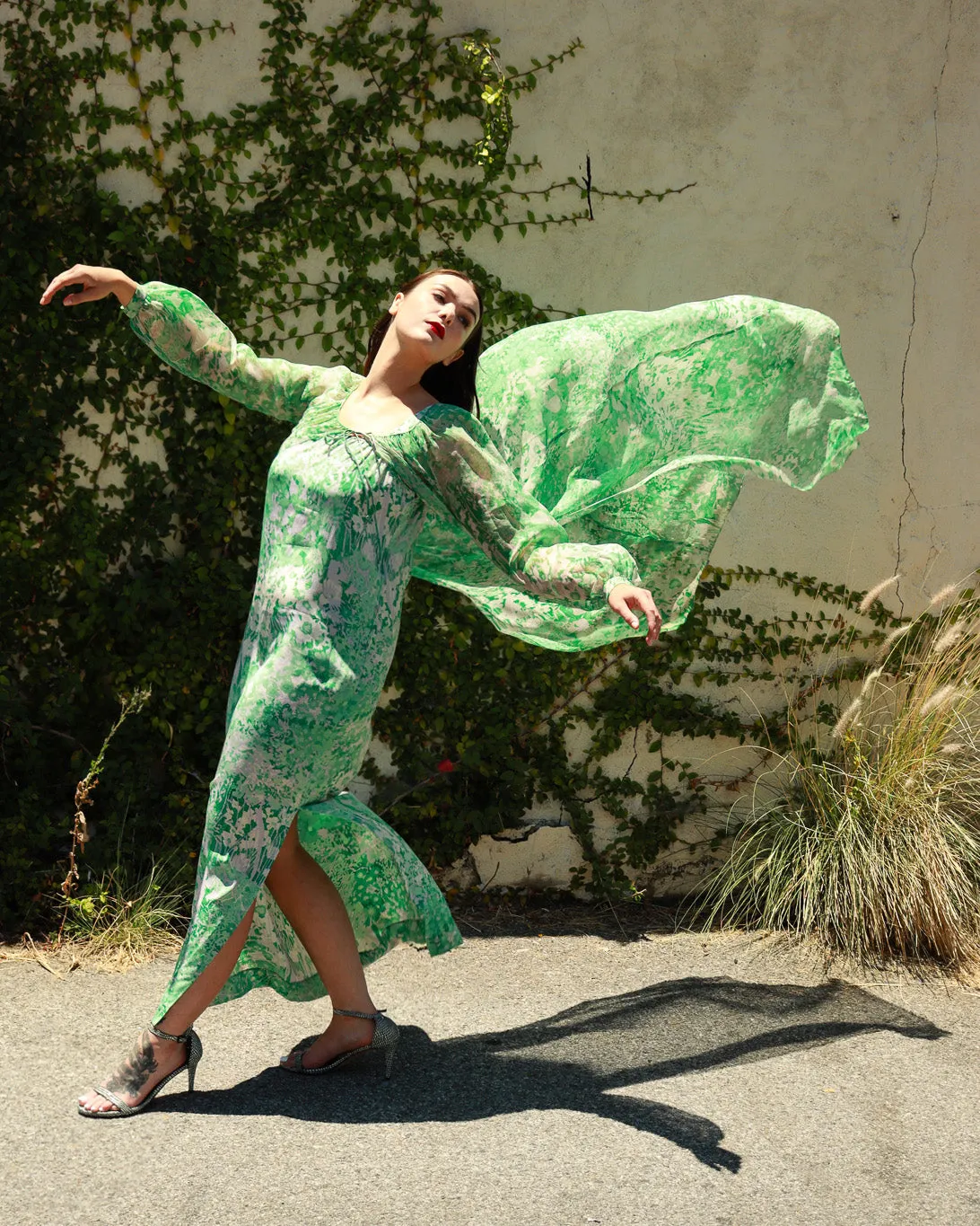 Floral Dress & Duster Set