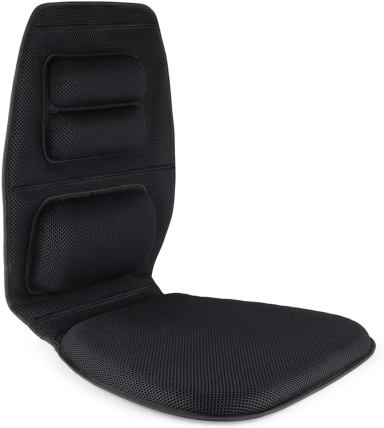 FOMI Premium Gel Cushion and Firm Back Support | Seat Cushion Pad and Upper Lower Thoracic and Lumbar Pillow for Car