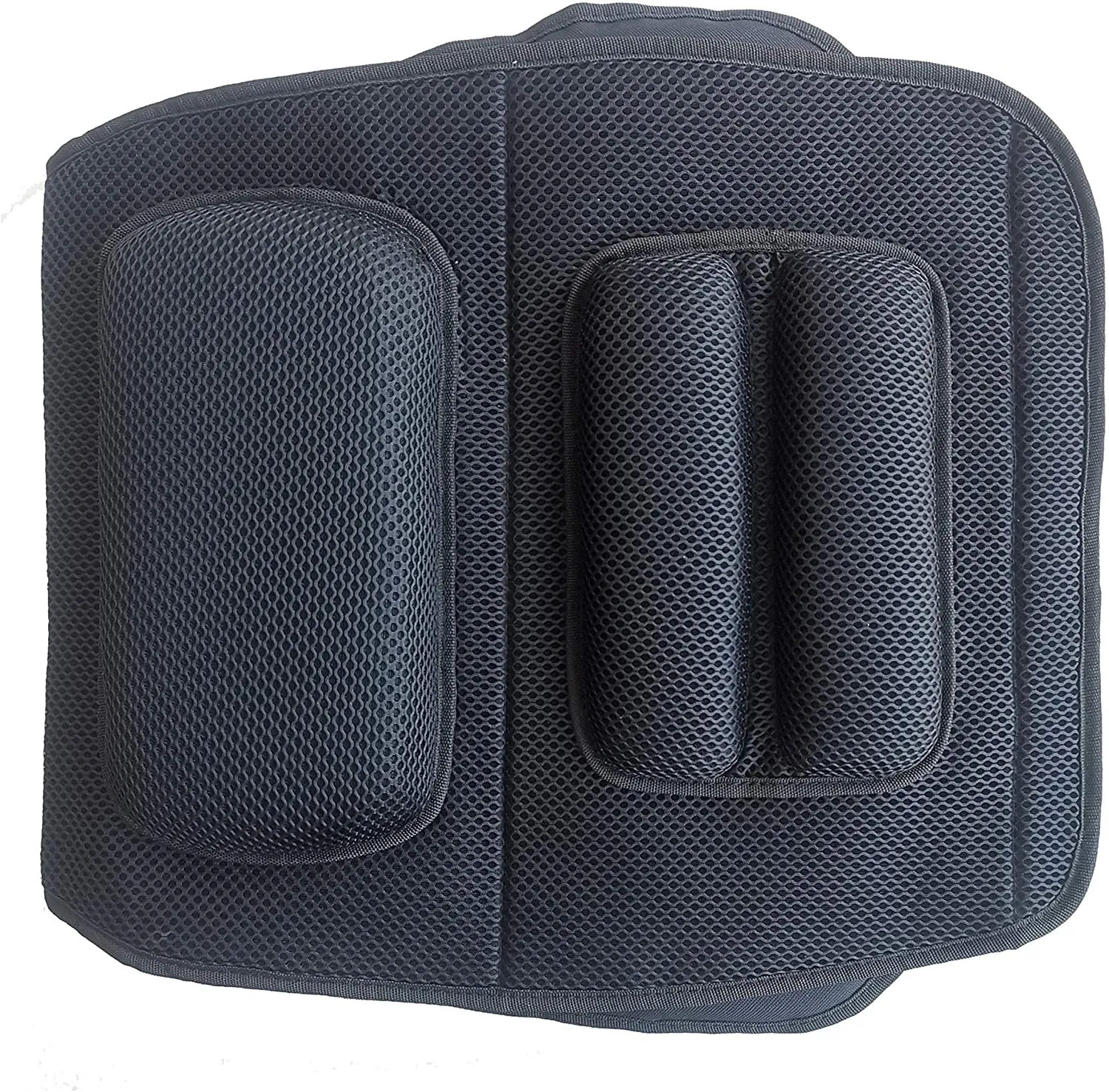 FOMI Premium Gel Cushion and Firm Back Support | Seat Cushion Pad and Upper Lower Thoracic and Lumbar Pillow for Car