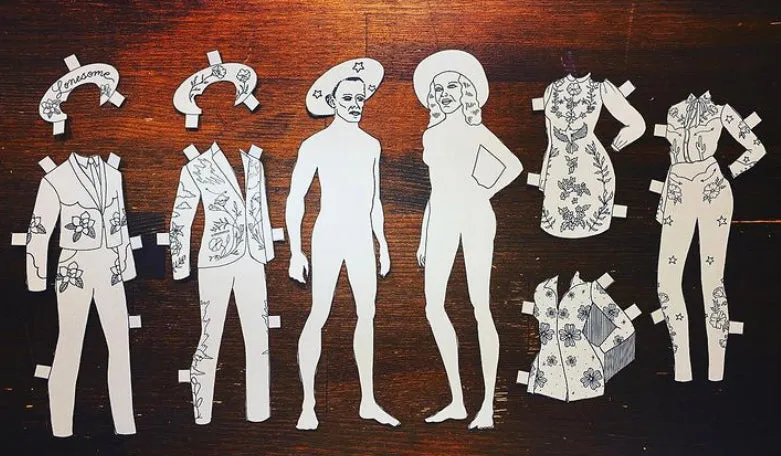 Fort Lonesome Coloring Book   Paper Dolls