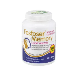 Fosfoser® Memory 90 30 kaps - Hankintatukku