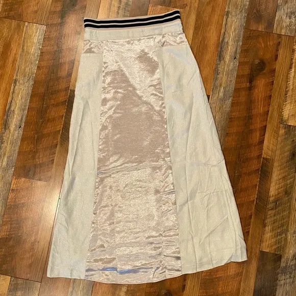 FREE PEOPLE Venus Shine Maxi Skirt