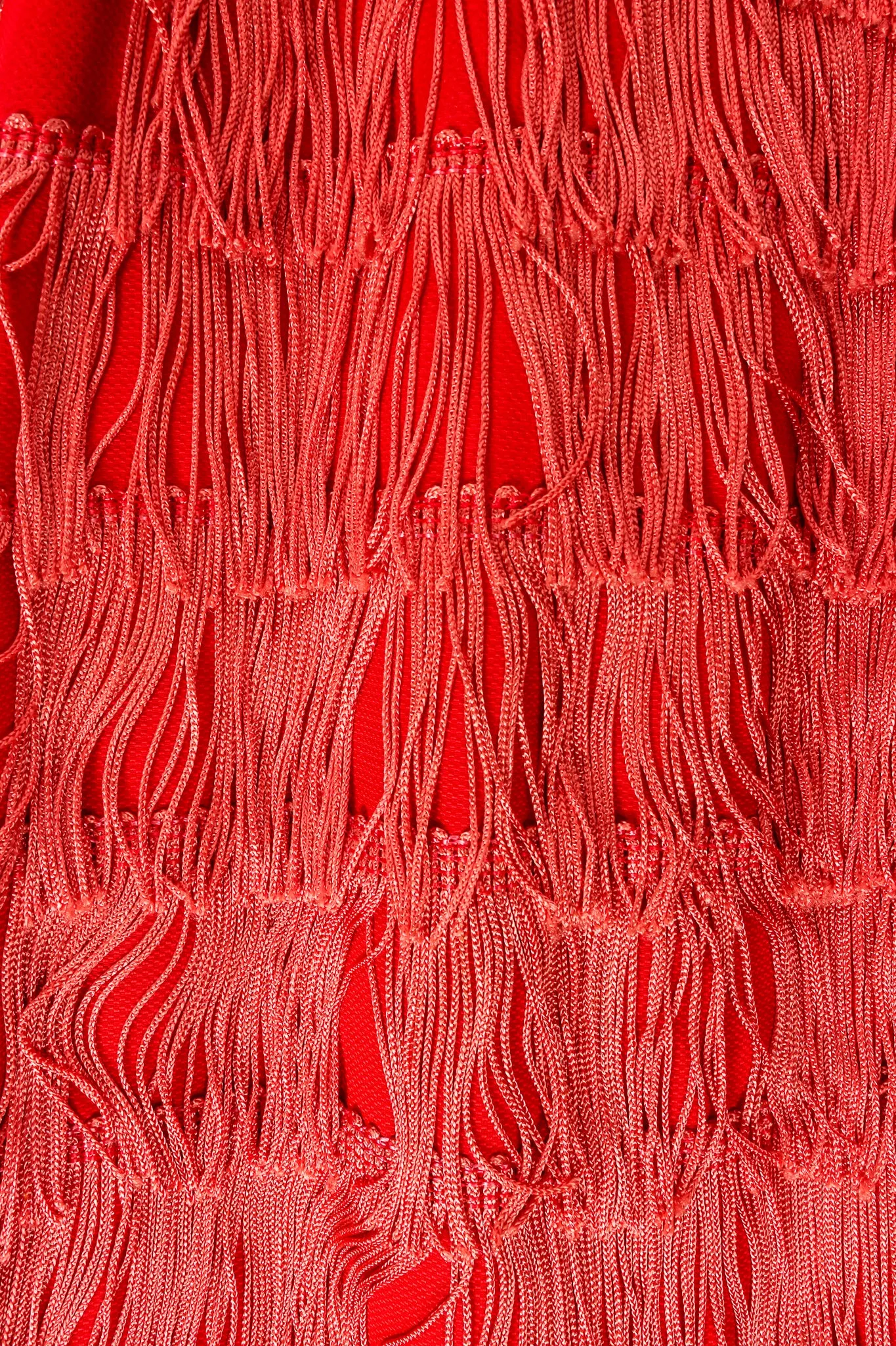 Fringed Sleeveless Shirt Dress