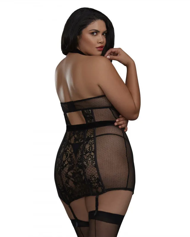 Garter Slip - 3x - Black