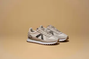 GATE GREY/TAN/ SILVER/PONY-HAIR