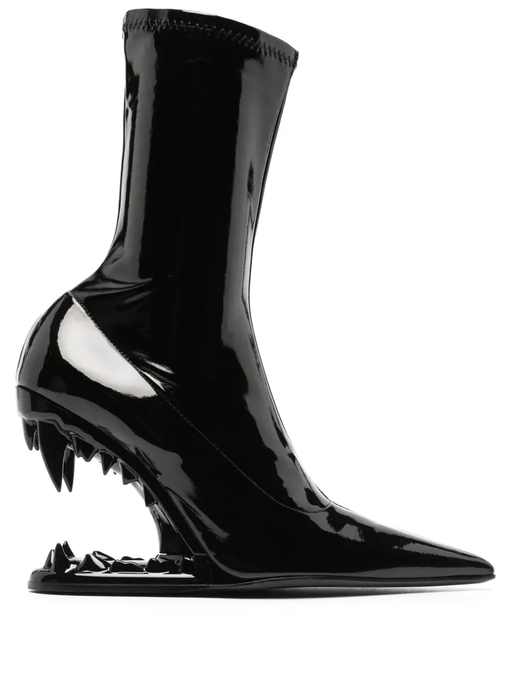 GCDS Morso 120mm vinyl ankle boots