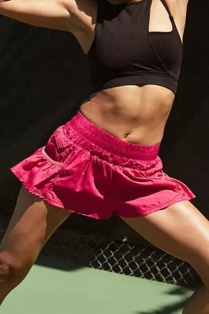Get your flirt on Short in Amaranth