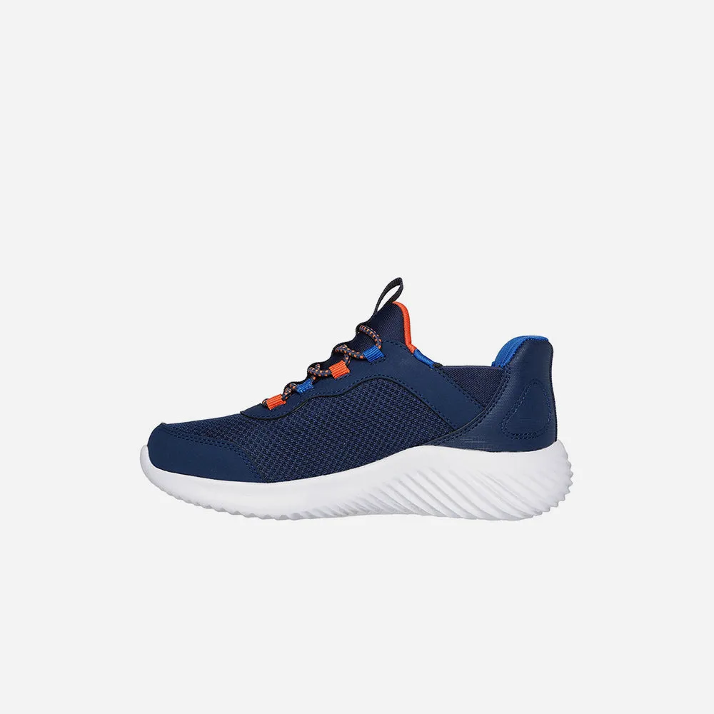 Giày Sneaker Bé Trai Skechers Bounder - Xanh Navy
