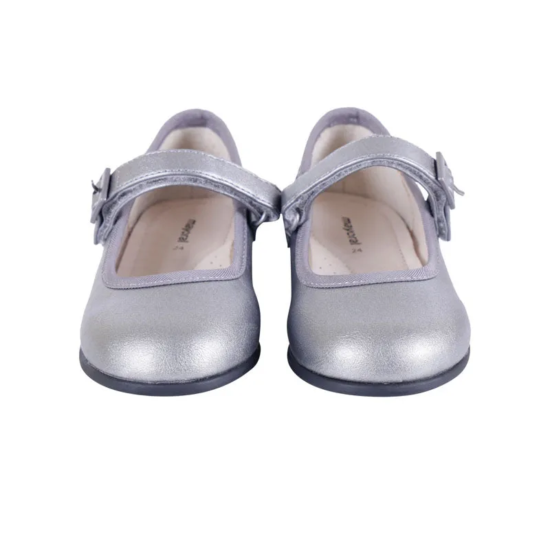 Grey Ecofriends Glitter Mary Jane Shoes