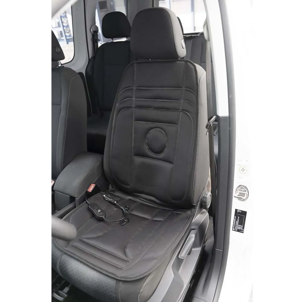 Heated Car Seat Cover Petex Riga, Black