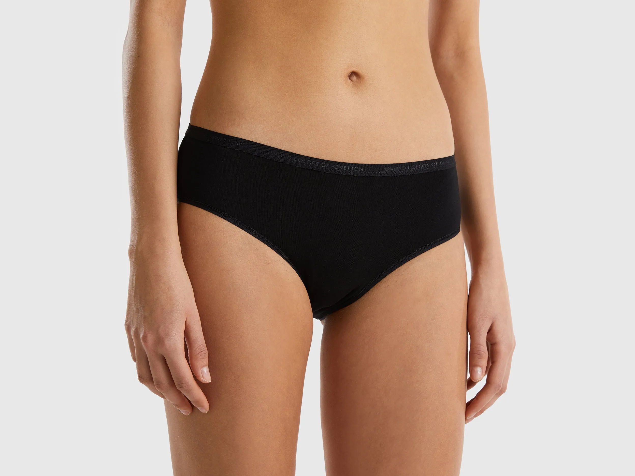 HIGH-RISE UNDERWEAR IN STRETCH ORGANIC COTTON