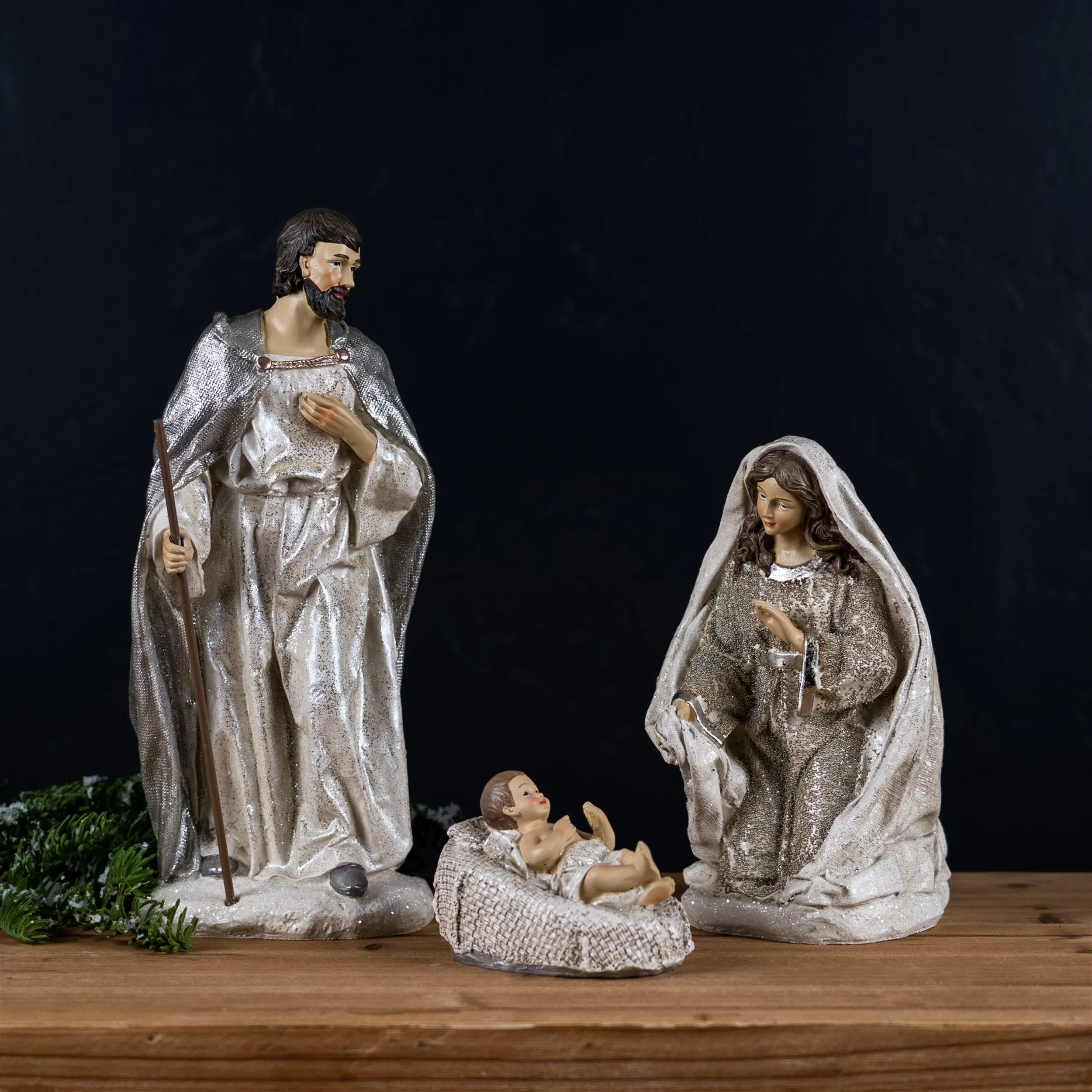 Holy Family Nativity Figurines (Set of 3)