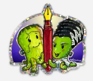 Inkenstein Glitter Sticker