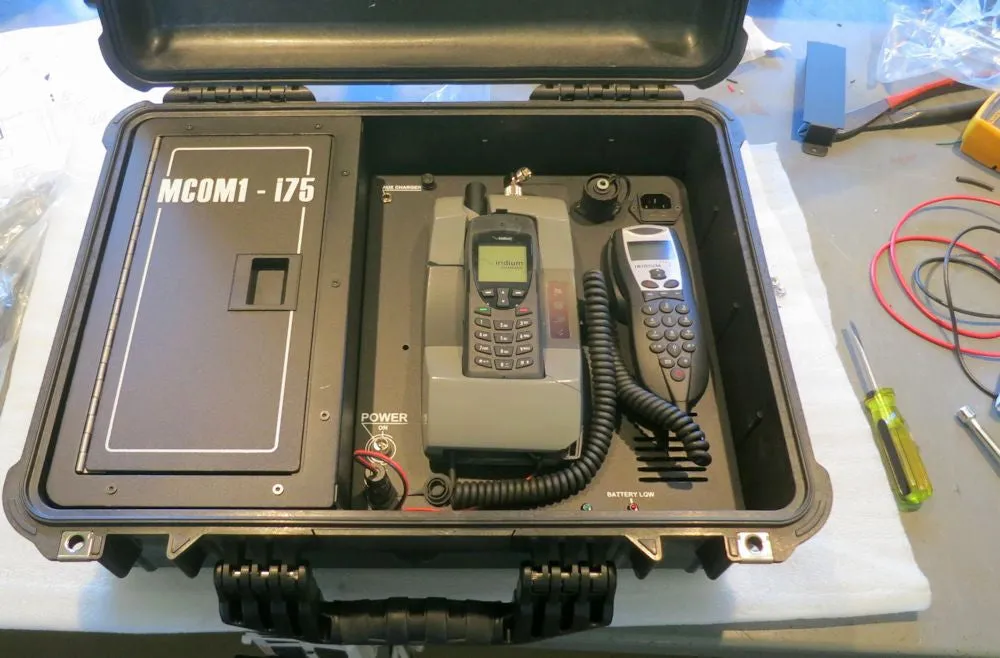 Iridium Flyaway Kit MCOM1 i75 for ASE 9555 & 9575 Iridium Docking stations
