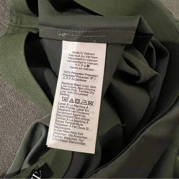 J. Crew Gwyneth Slip Skirt Green S