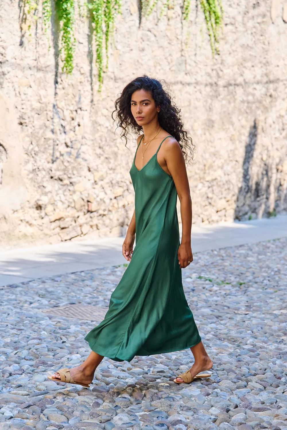 Jade Mirage maxi dress