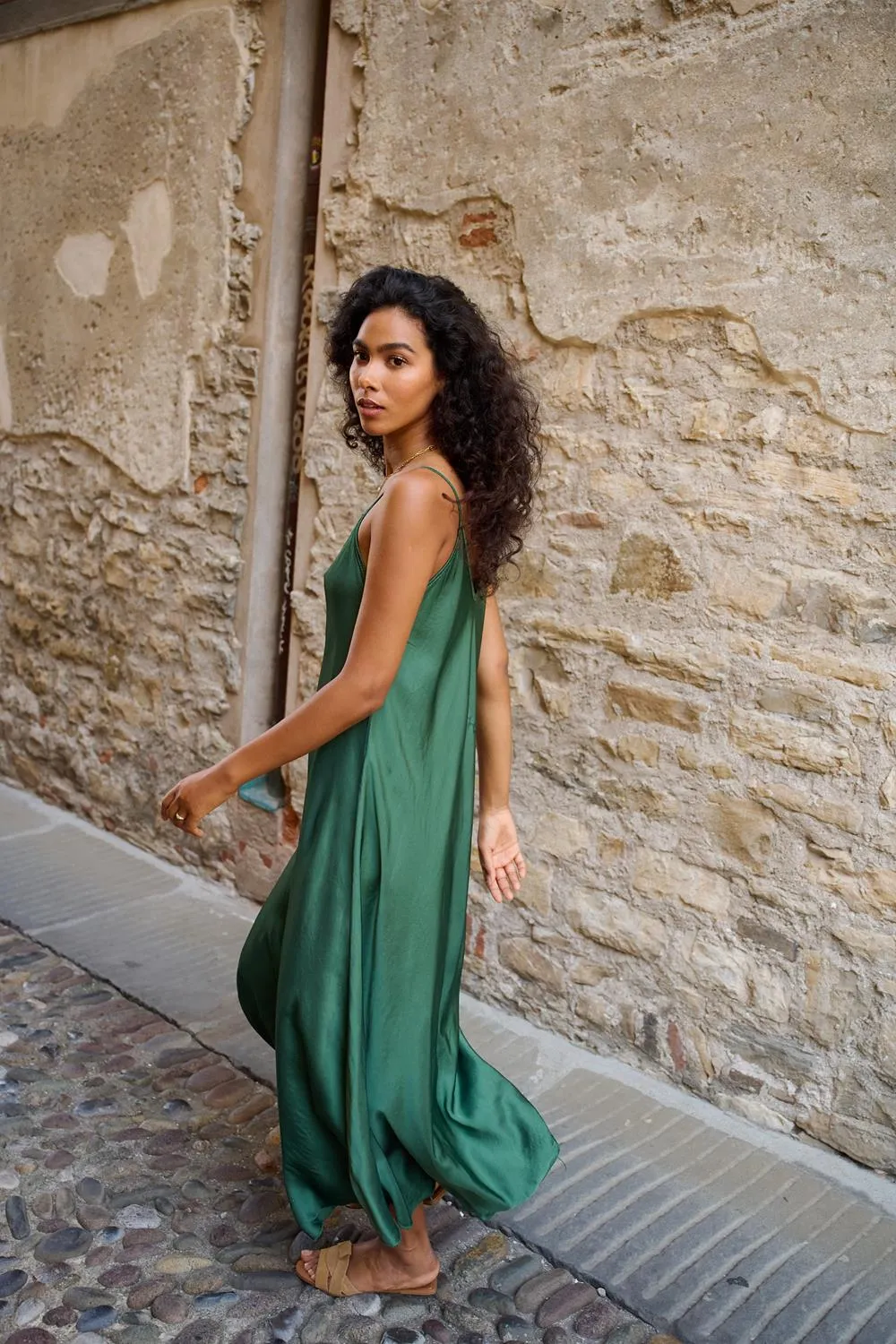 Jade Mirage maxi dress