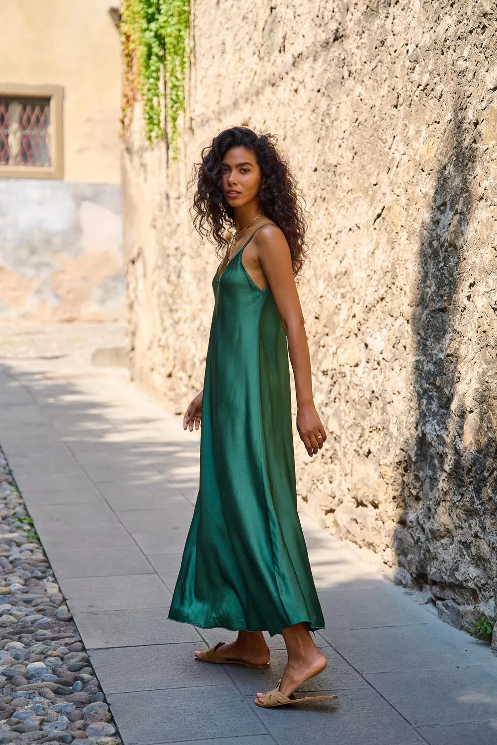 Jade Mirage maxi dress