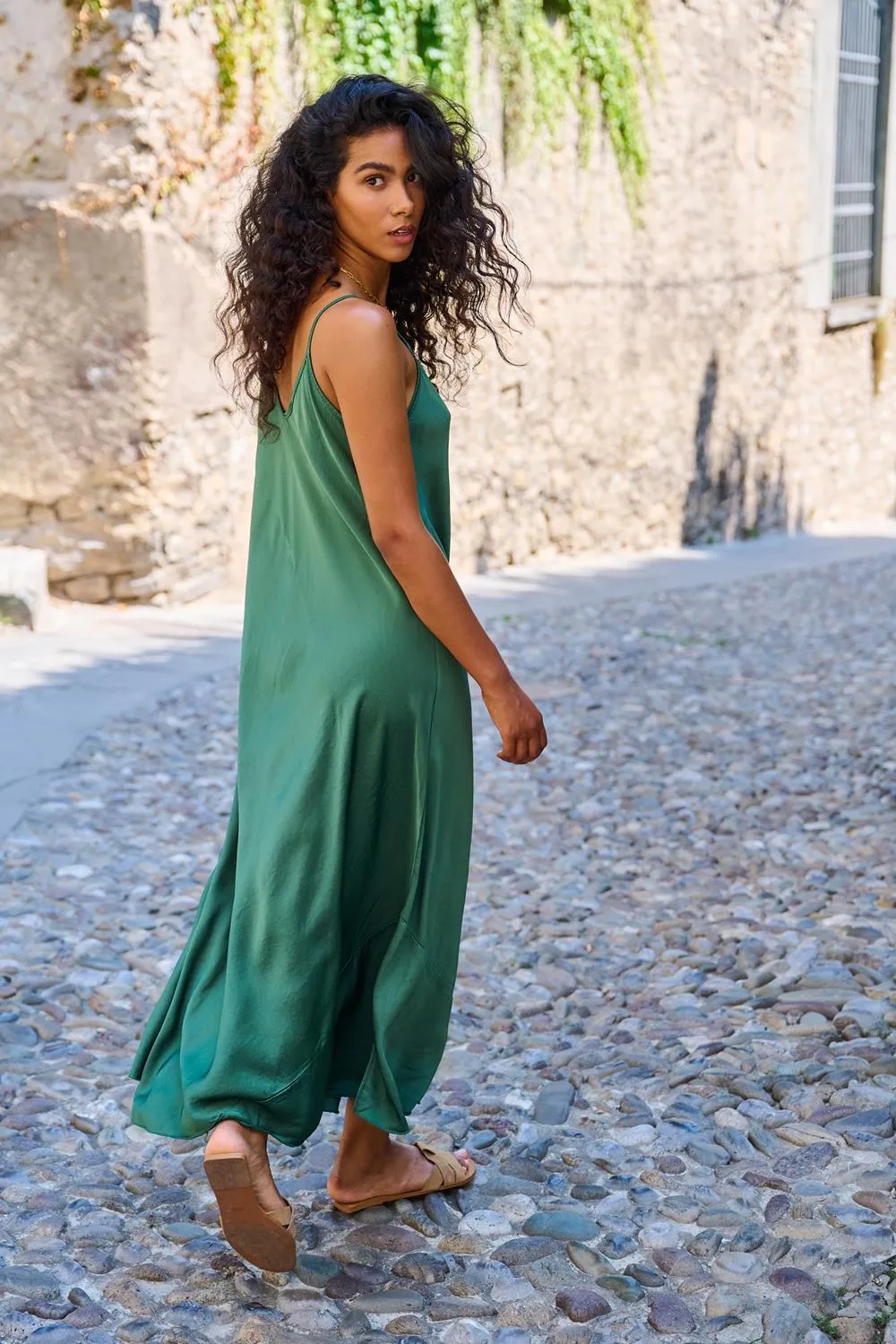 Jade Mirage maxi dress
