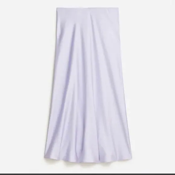 J.Crew Gwyneth slip skirt in Pastel Purple elegant luxury trending