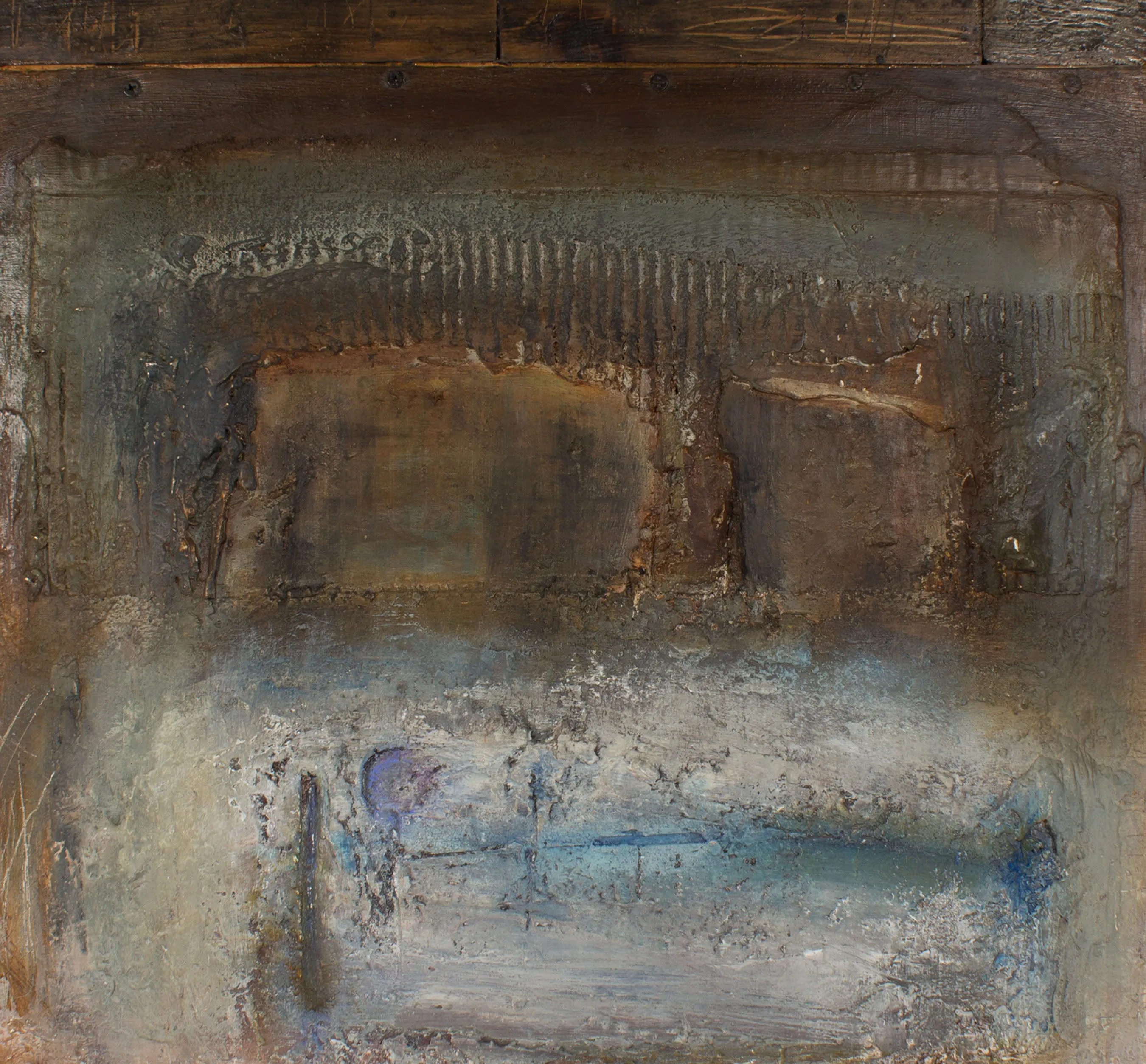 Juliet Holland Signed 1995 “Place of Memory, Constructing Memory XXXI” Mixed Media Assemblage