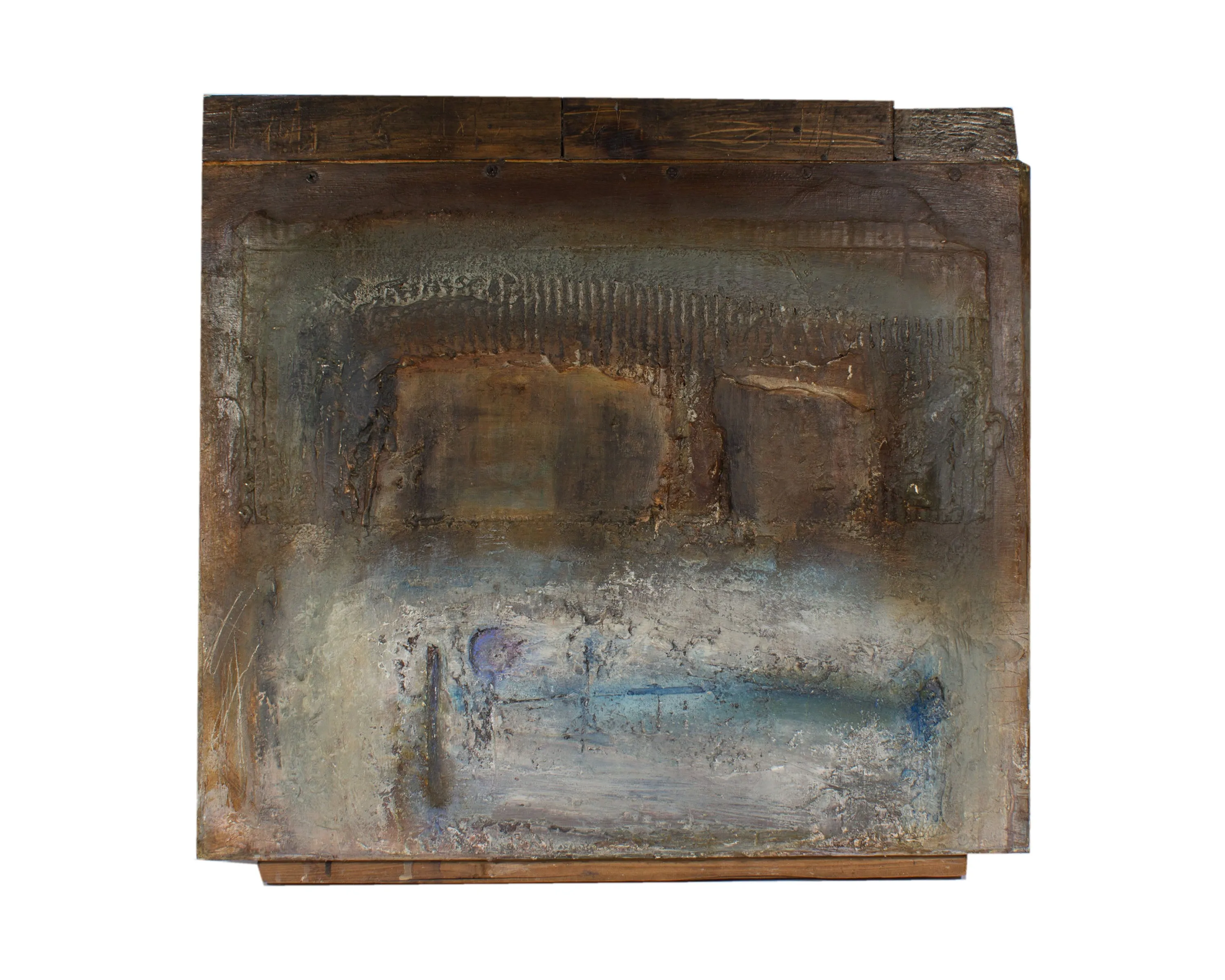Juliet Holland Signed 1995 “Place of Memory, Constructing Memory XXXI” Mixed Media Assemblage