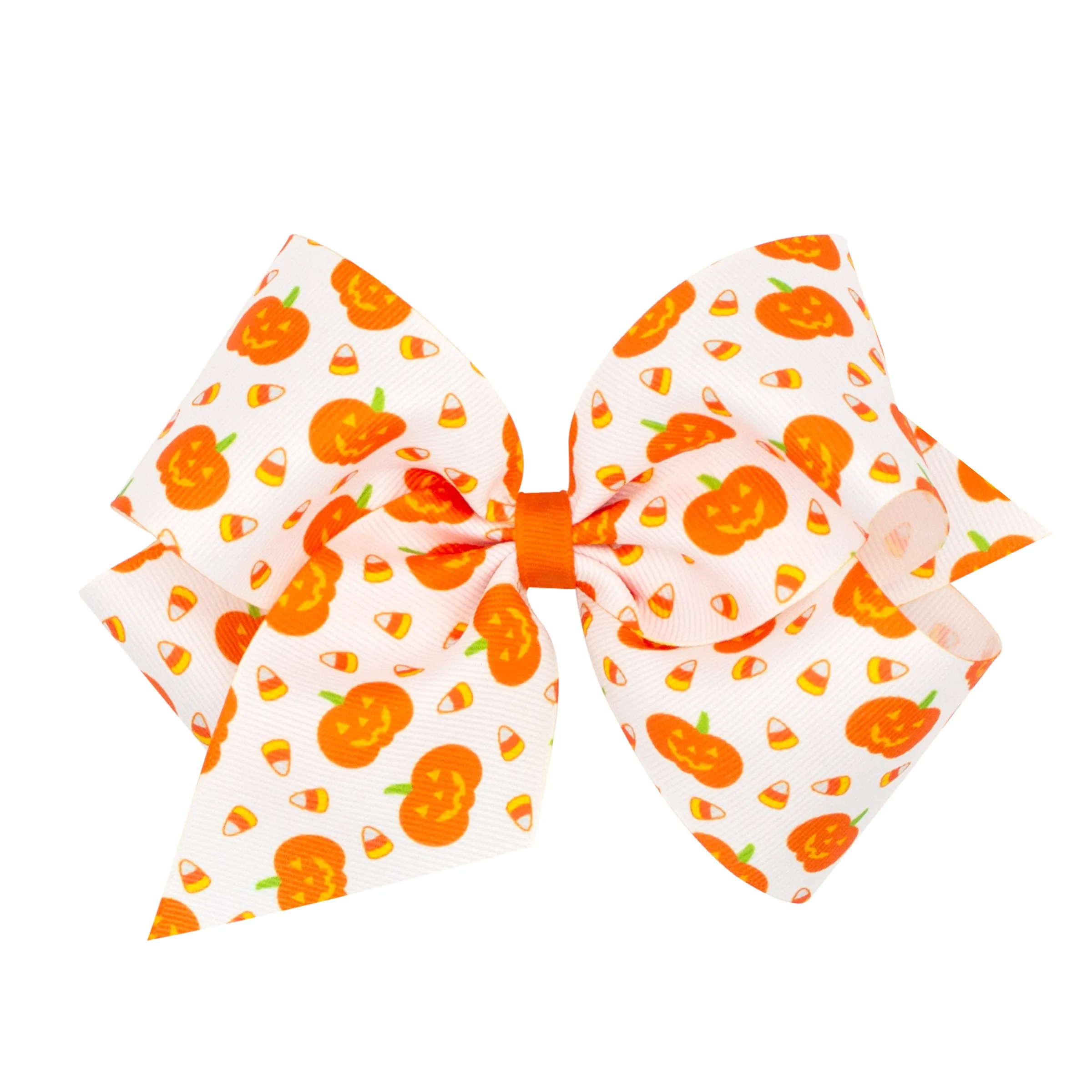 King Halloween Print Hair Bow on Clippie
