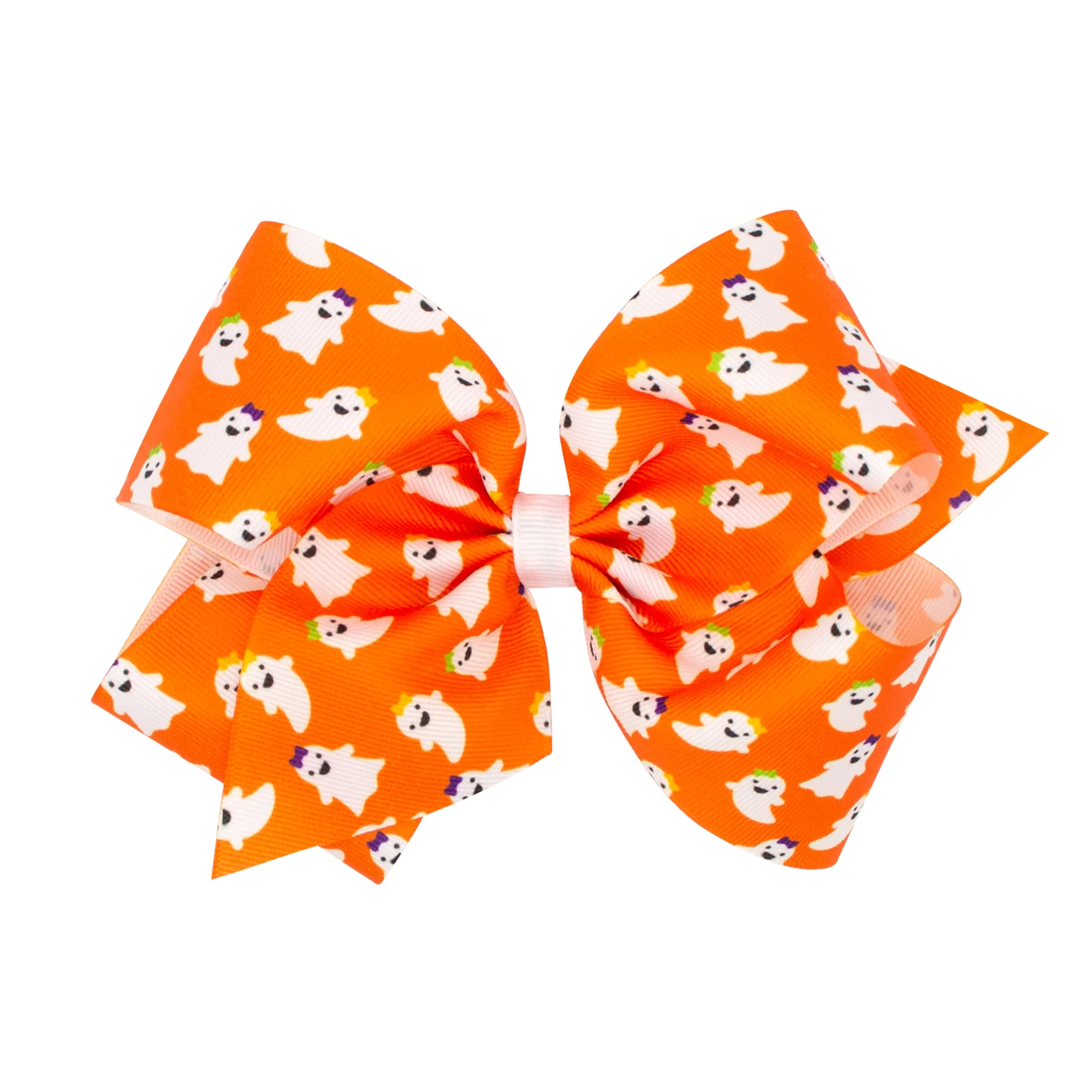 King Halloween Print Hair Bow on Clippie
