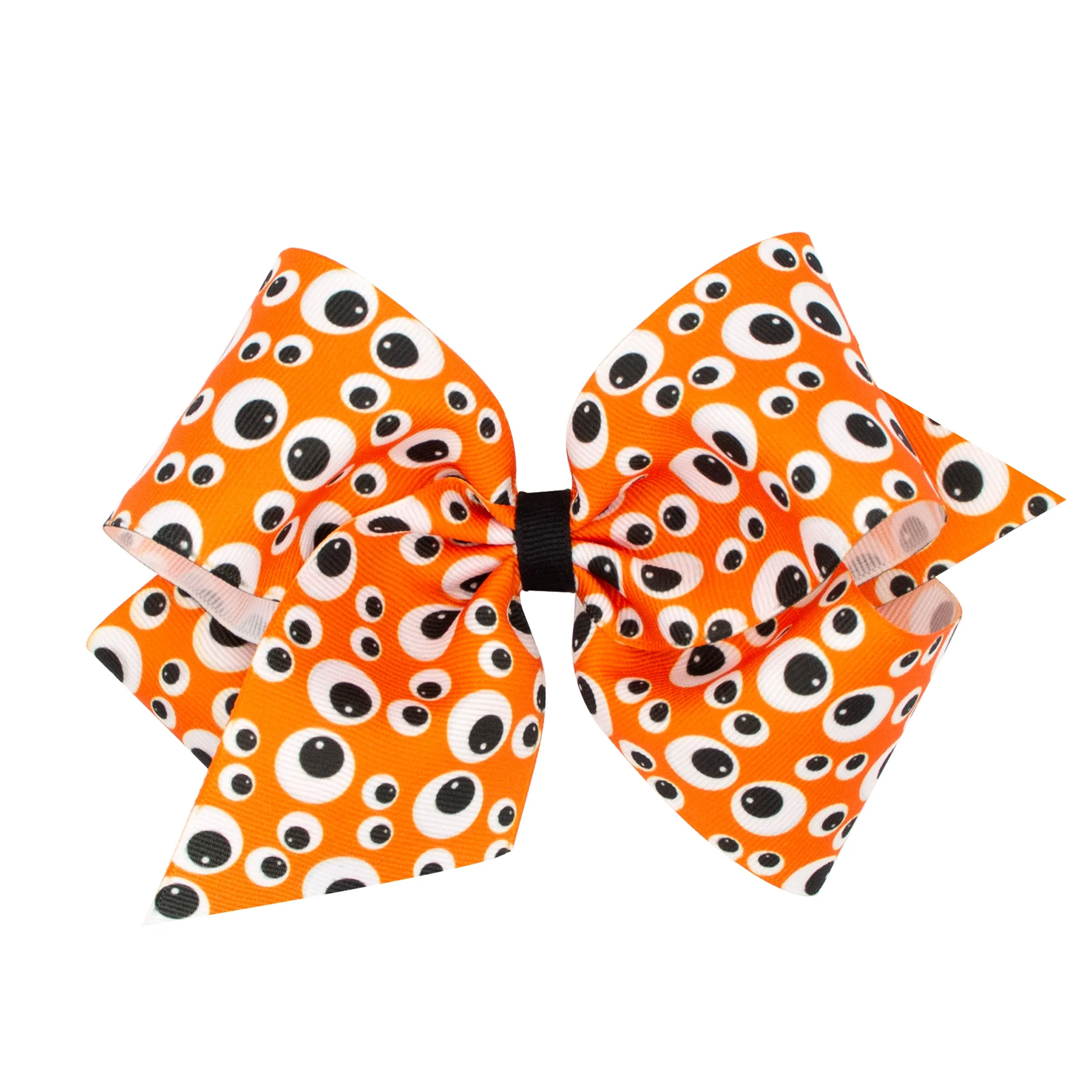 King Halloween Print Hair Bow on Clippie