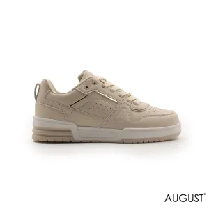 KNIT,RUBBER SOLE, LACE-UP SNEAKERS