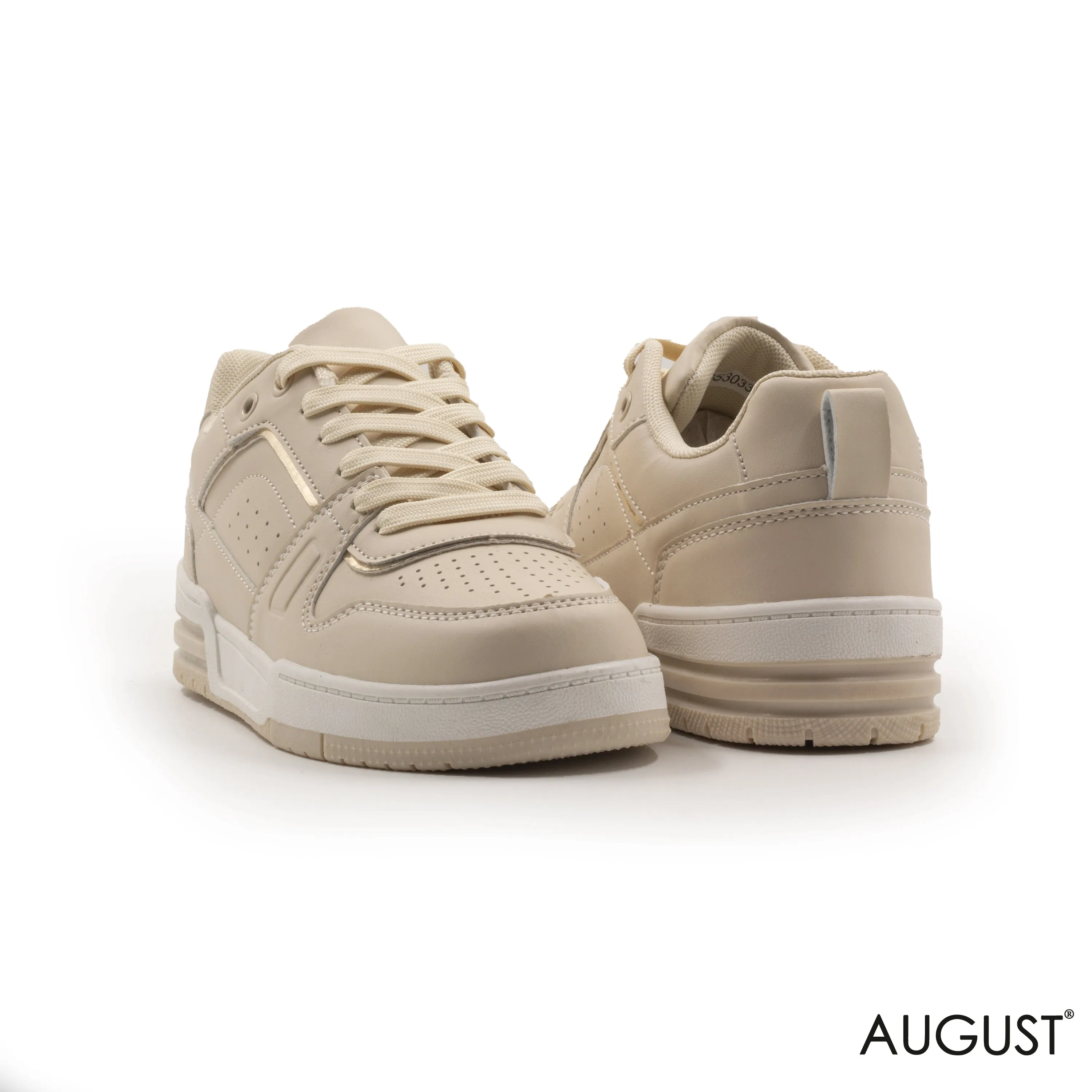 KNIT,RUBBER SOLE, LACE-UP SNEAKERS