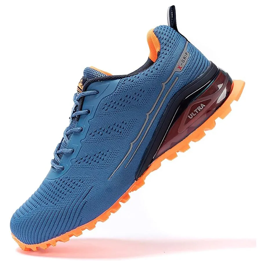 Kricely Men's Trail-Ready Hiking Shoes - Breathable Lightweight Sneakers with Shock Absorption for Gym Training, Mountain Running & Outdoor Adventures