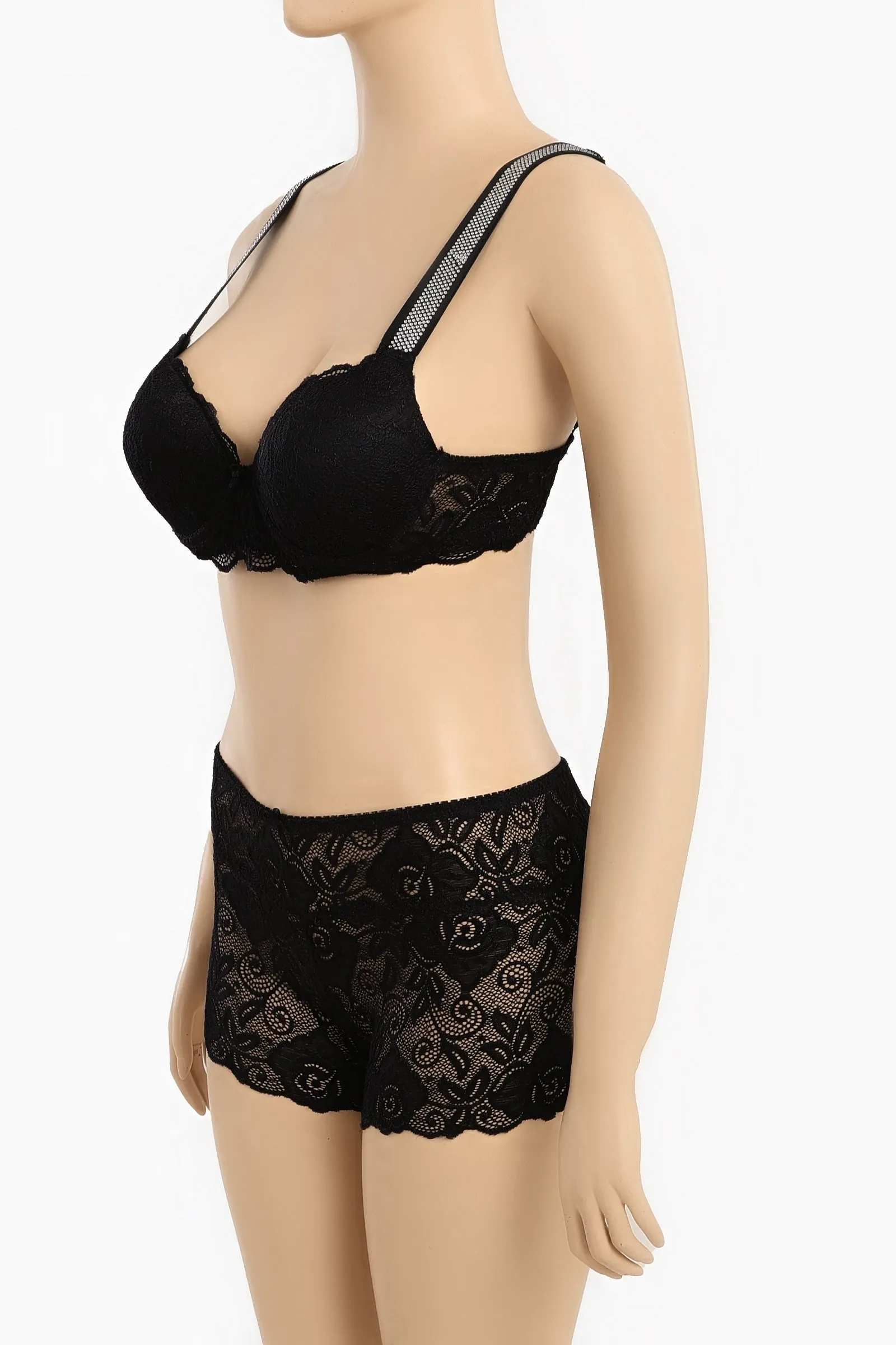 Lace Push up Bra & Panty Set