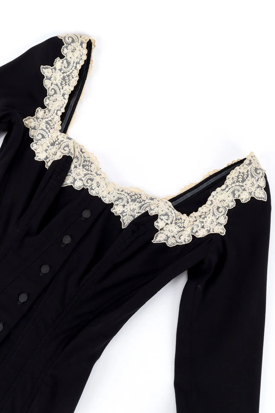 Lace Trim Corset & Skirt Set