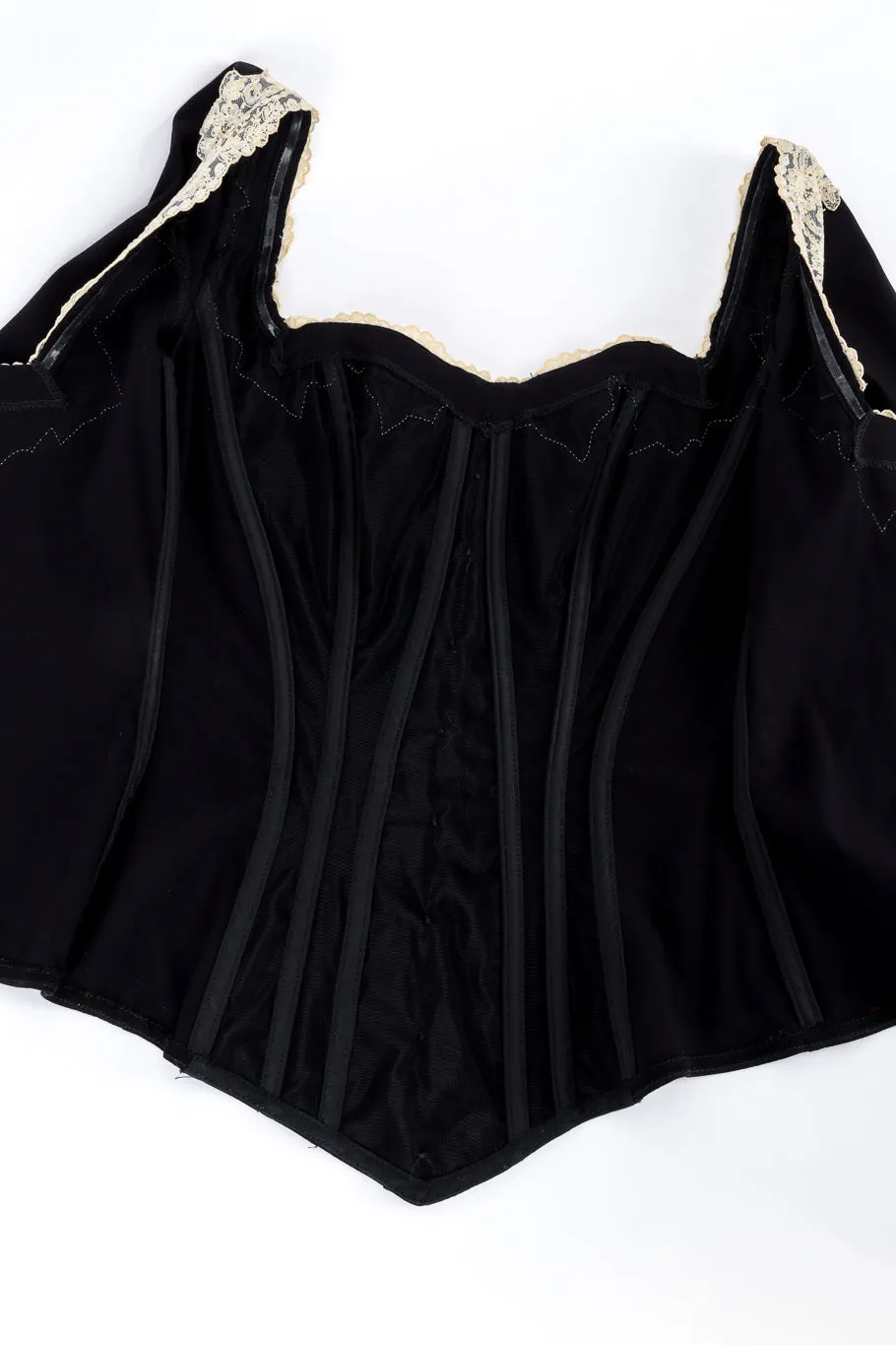Lace Trim Corset & Skirt Set