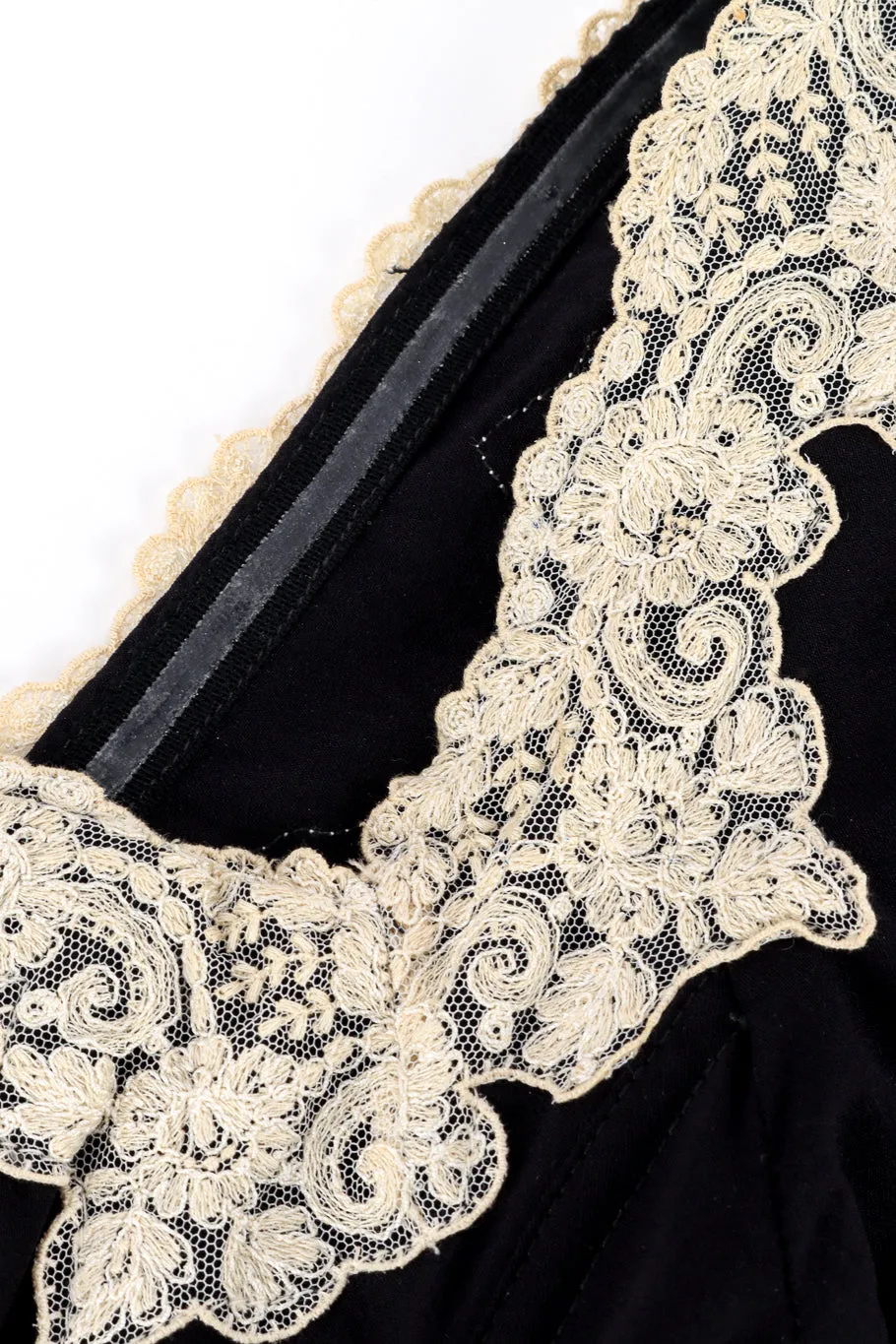 Lace Trim Corset & Skirt Set