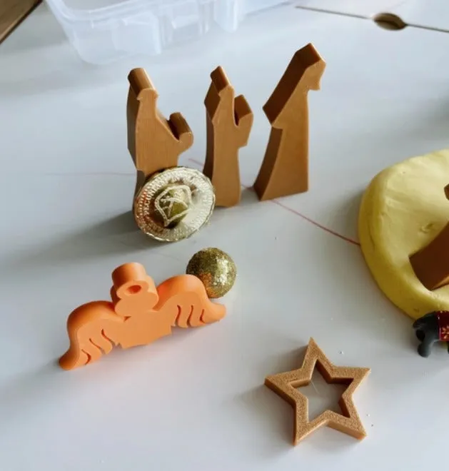 Large Nativity Scene Playdough Kit