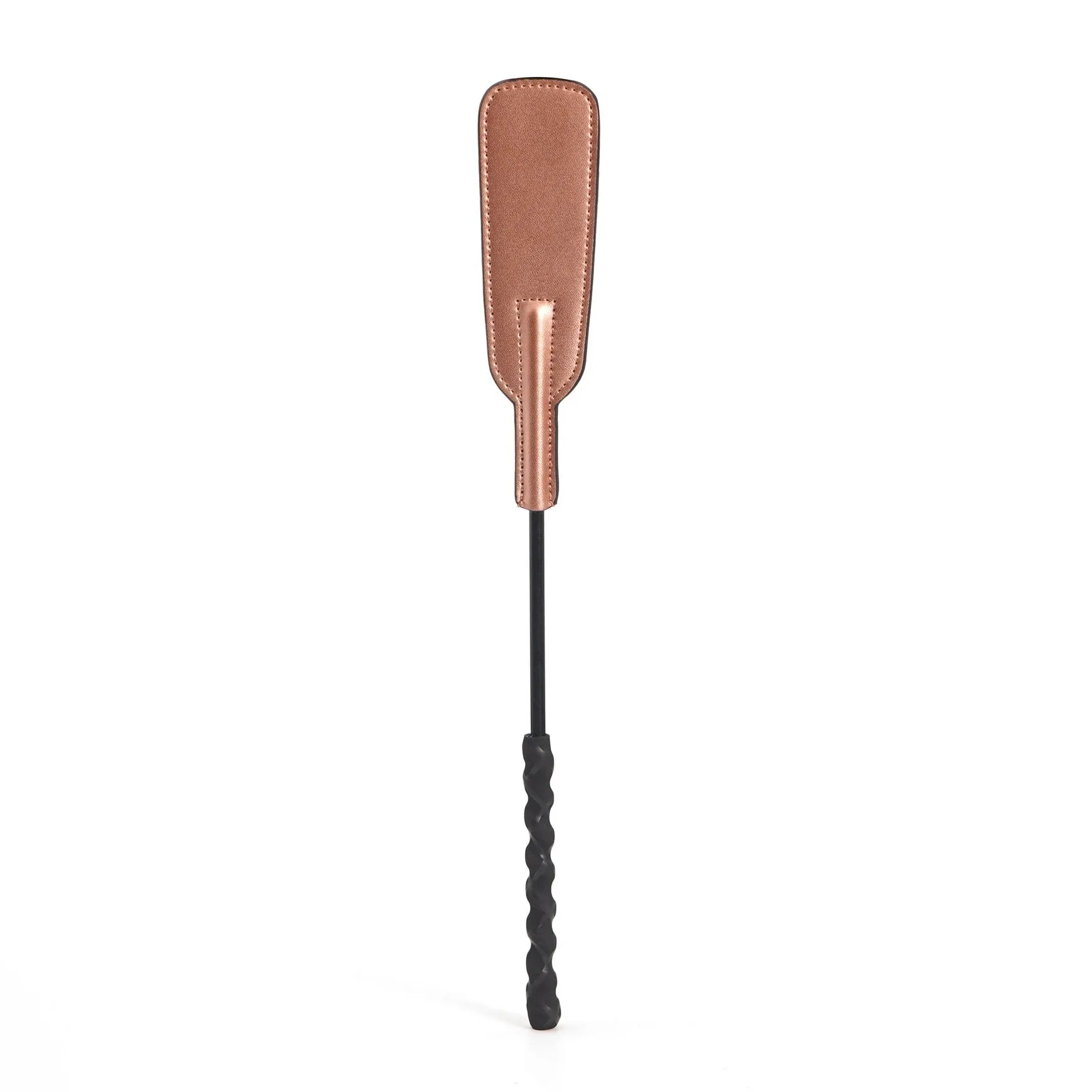 Liebe Seele - Rose Gold Memory - Kort En Buigzaam Paardrijzweepje Met Stevige Dubbellaags Flap - Rosé Goud